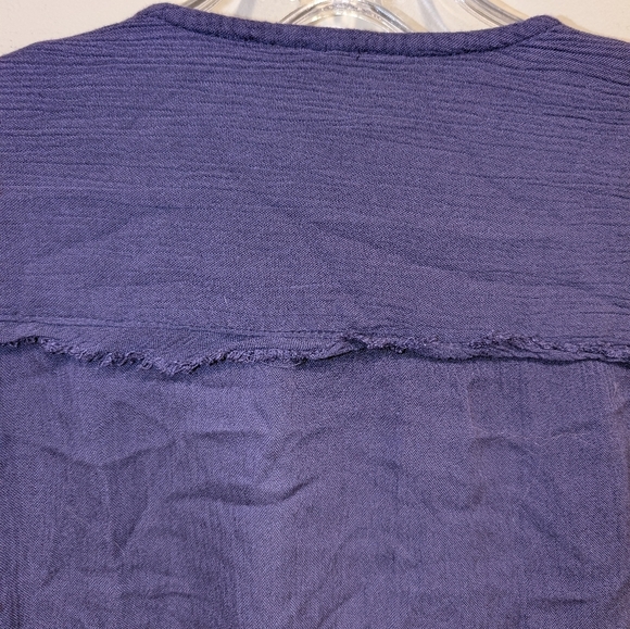 Free people boho Purple blouse size Small - Picture 7 of 9